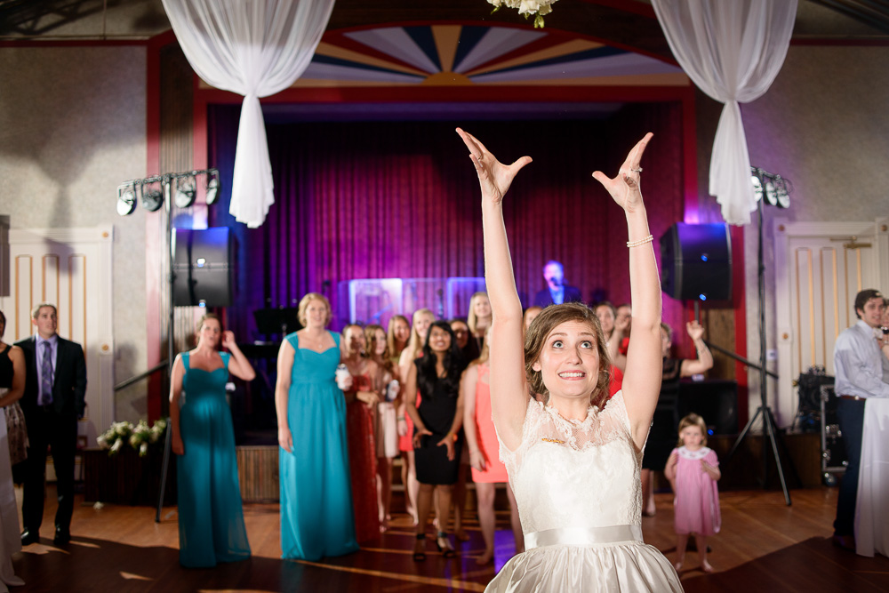 wedding reception at The Armory Ballroom, Macon, GA