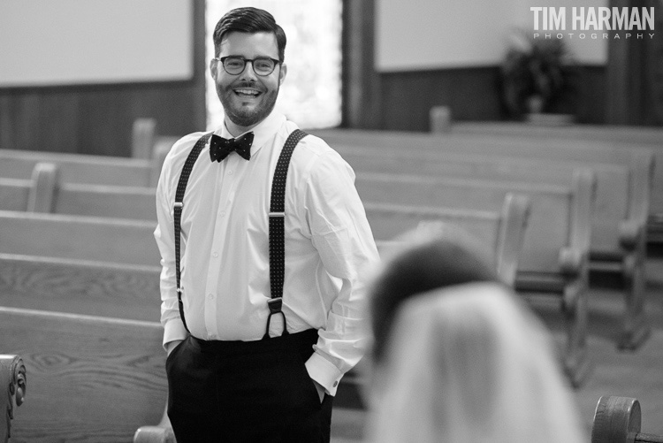 wedding at marietta first baptist church | reception at the foundry at puritan mill