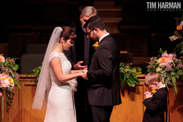 wedding at marietta first baptist church | reception at the foundry at puritan mill