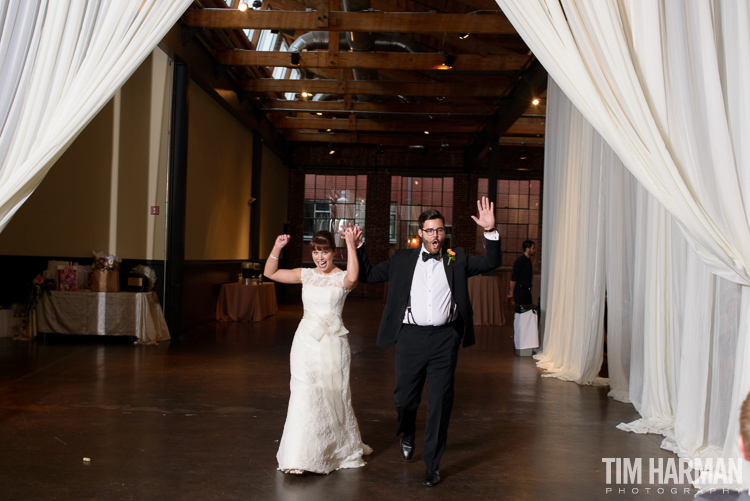 wedding at marietta first baptist church | reception at the foundry at puritan mill