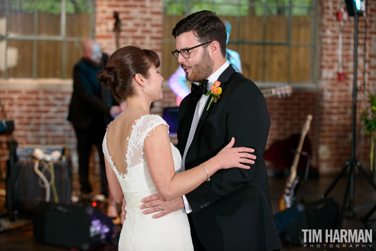 wedding at marietta first baptist church | reception at the foundry at puritan mill