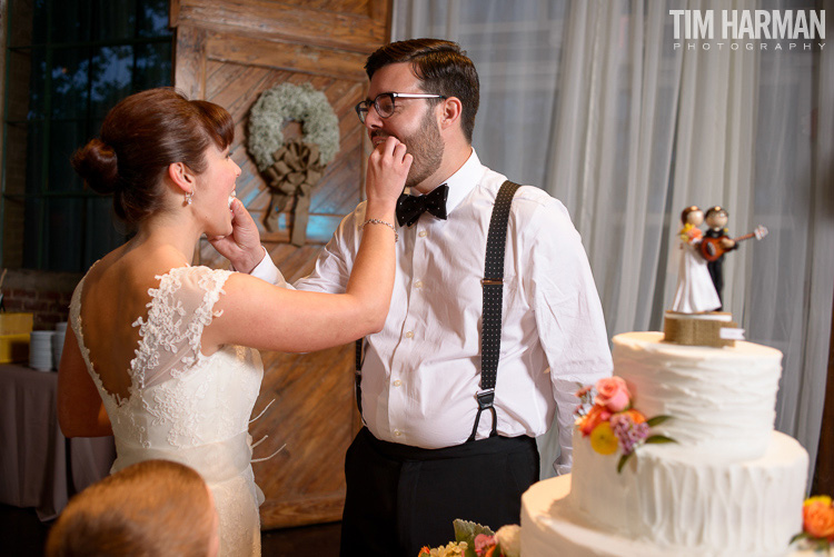 wedding at marietta first baptist church | reception at the foundry at puritan mill