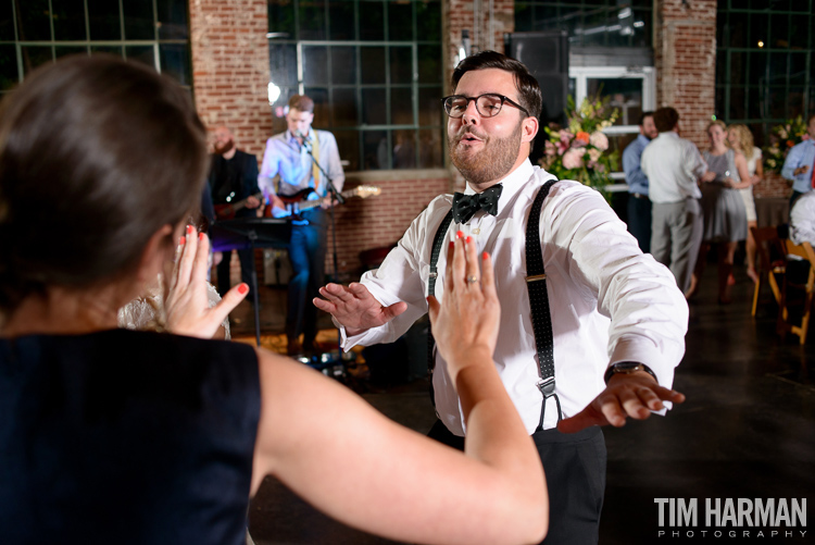 wedding at marietta first baptist church | reception at the foundry at puritan mill